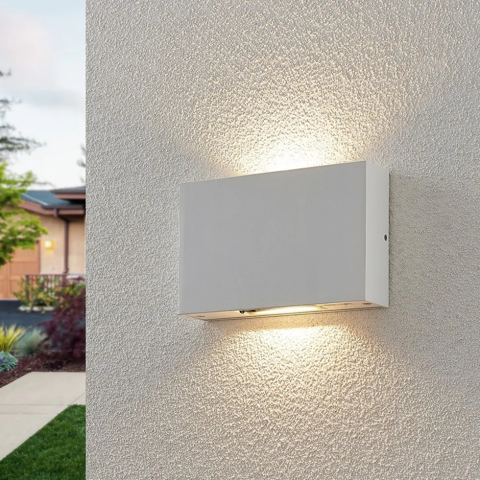 Udendørs LED-væglampe Katla af aluminium