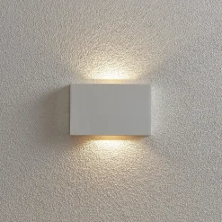 Udendørs LED-væglampe Katla af aluminium