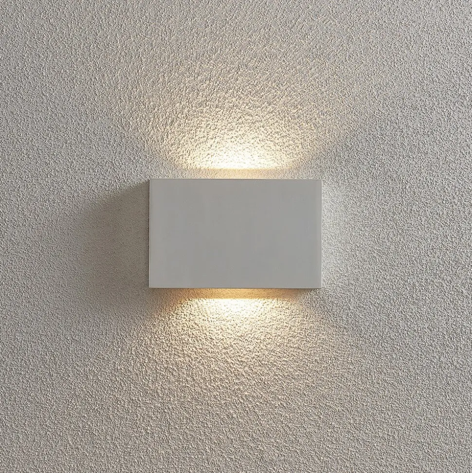 Udendørs LED-væglampe Katla af aluminium