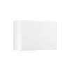 udendørs LED-væglampe KLEIN, hvid, bredde 16 cm, plast