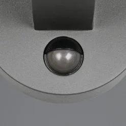Udendørs LED-væglampe Mackenzie Sensor antracit, trykstøbt aluminium