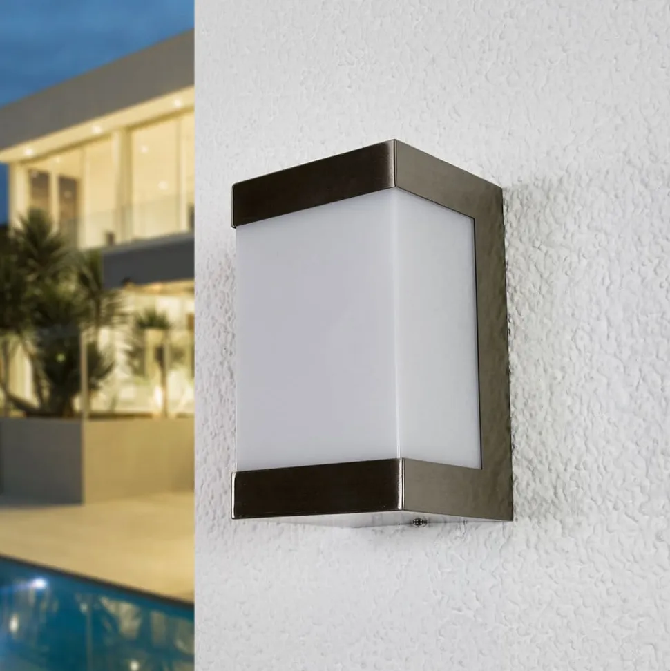 Udendørs LED-væglampe Severina, stål