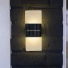 Udendørs LED-væglampe Wally, 20x8 cm hvid frostet CCT