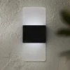 Udendørs LED-væglampe Wally, 14x6 cm hvid frostet CCT