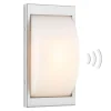 Udendørs væglampe 068SEN, Sensor, Stål, 33 cm, E27