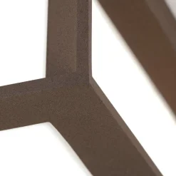 Udendørslampe Henry, corten, trykstøbt aluminium, E27, IP44