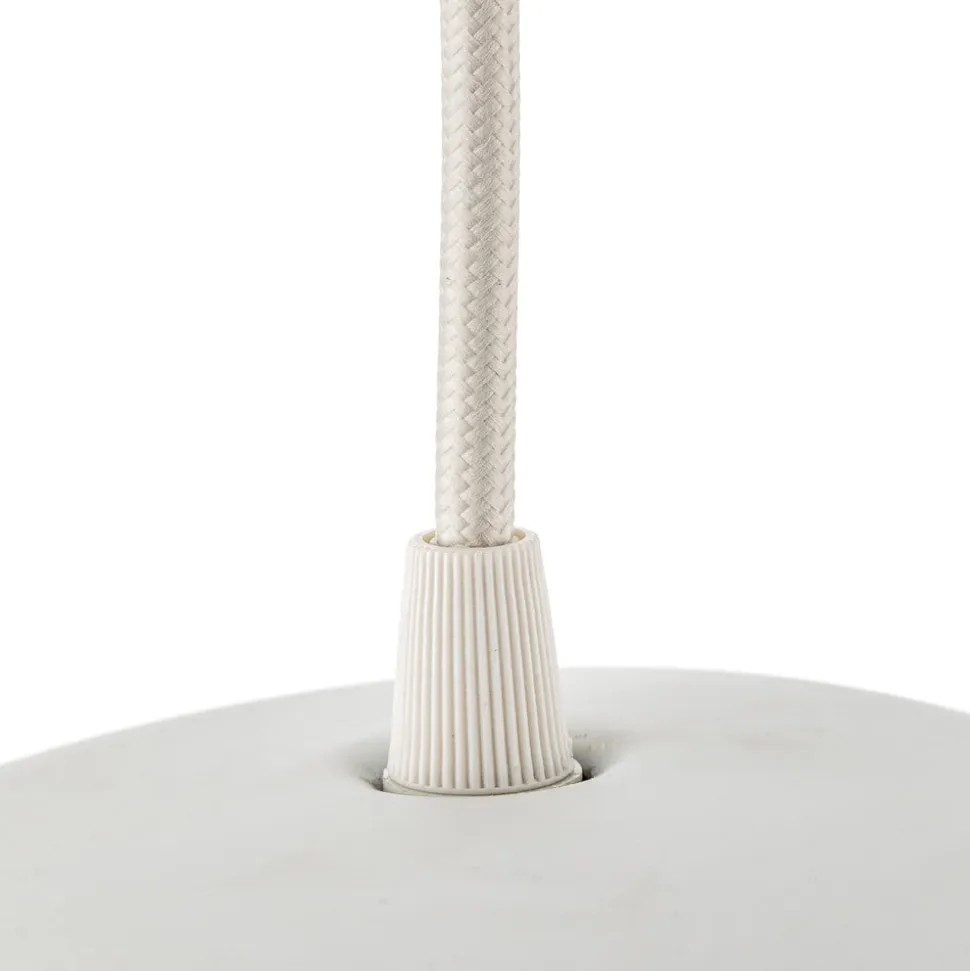 UMAGE Acorn hængelampe, hvid/stål, 2 lyskilder
