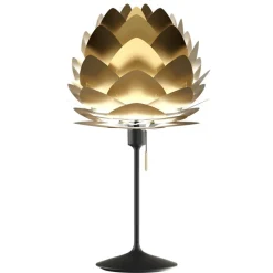 UMAGE Aluvia mini bordlampe messing/sort