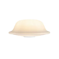 UMAGE Butler bordlampe glasskærm, stålfod