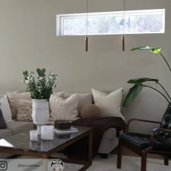 UMAGE Chimes hængelampe, mørk eg