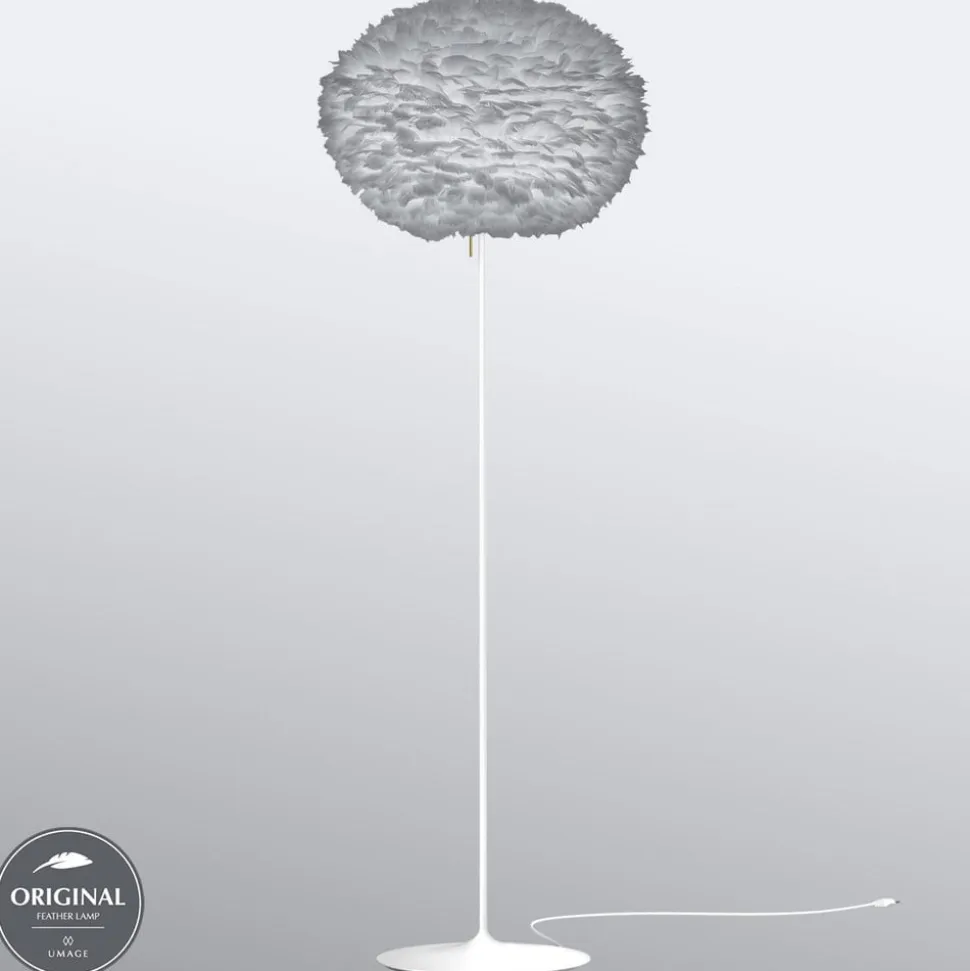 UMAGE Eos large gulvlampe lysebrun
