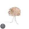 UMAGE Eos micro 2 i 1-bordlampe, brun