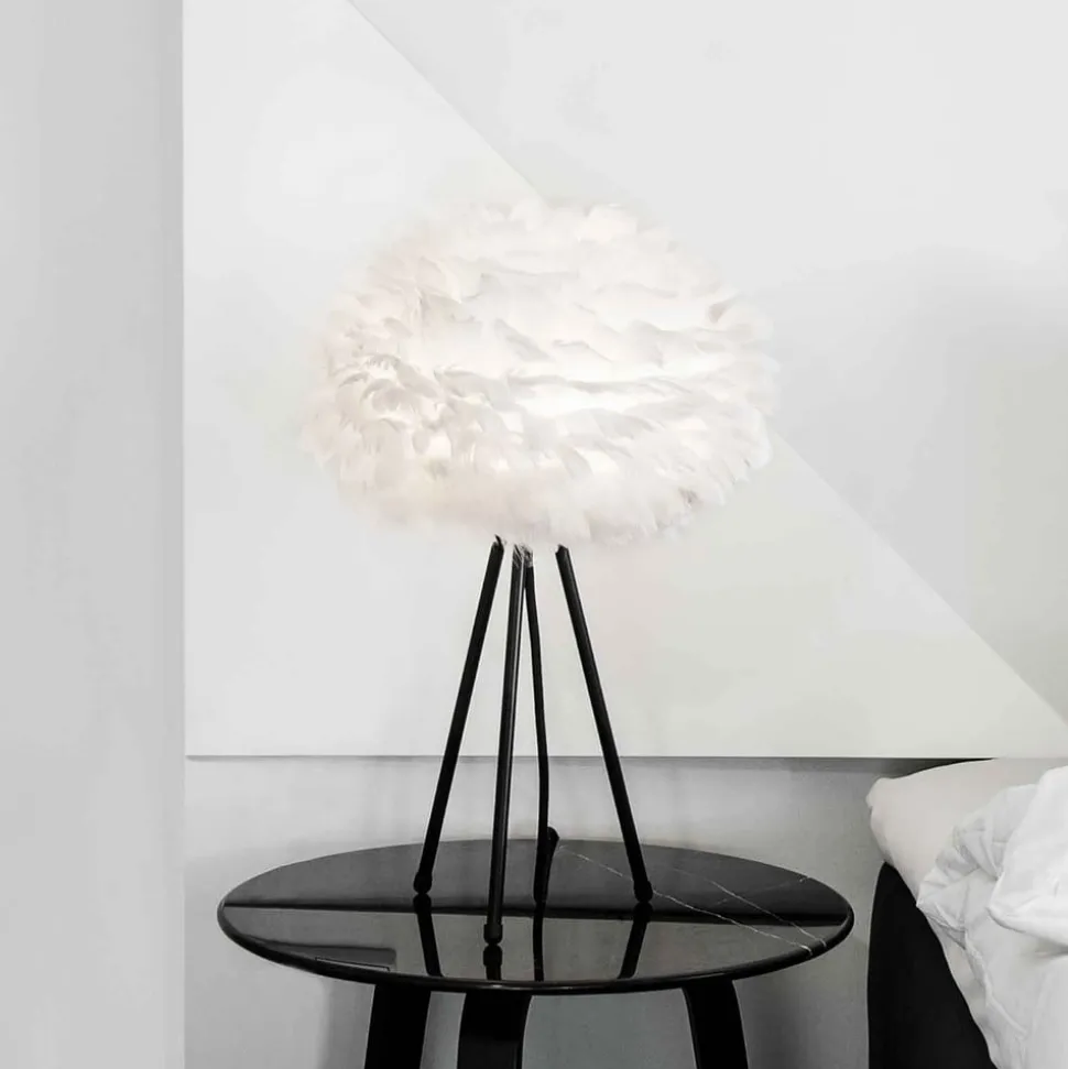 UMAGE Eos Mini bordlampe hvid, sort trefod