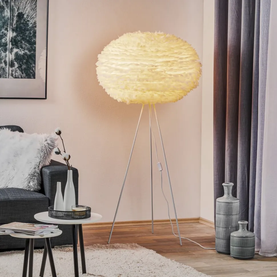 UMAGE Eos X-large gulvlampe, tre ben, hvid