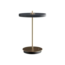 UMAGE LED-bordlampe med batteri Asteria Move antracit/messing 31 cm