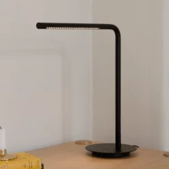 UMAGE LED-bordlampe Omni, sort Højde 46 cm Metal drejelig