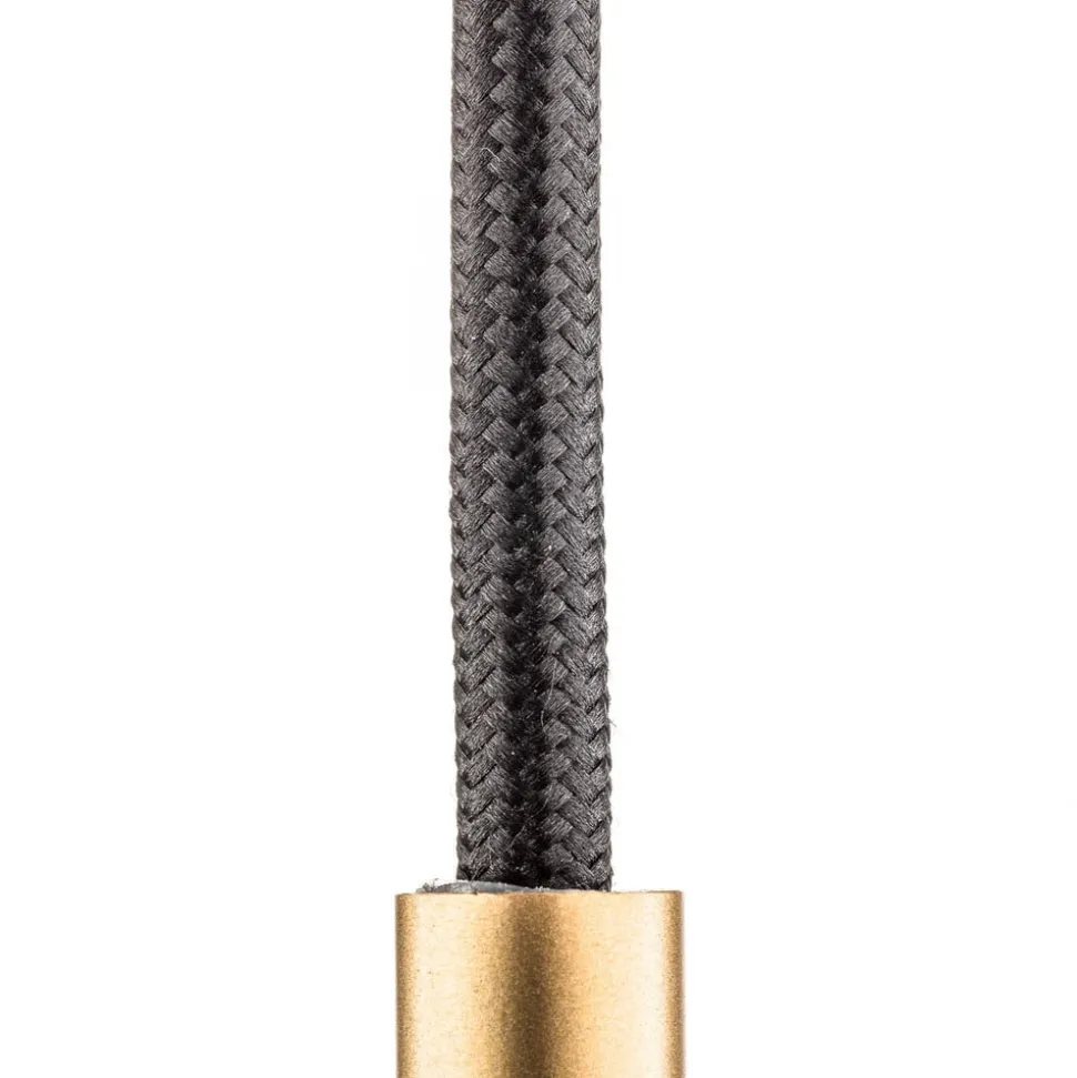 UMAGE LED-hængelampe Asteria Medium, gul/messing, Ø 43 cm