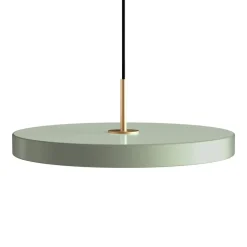 UMAGE LED-hængelampe Asteria Medium lysegrøn/messing Ø 43 cm