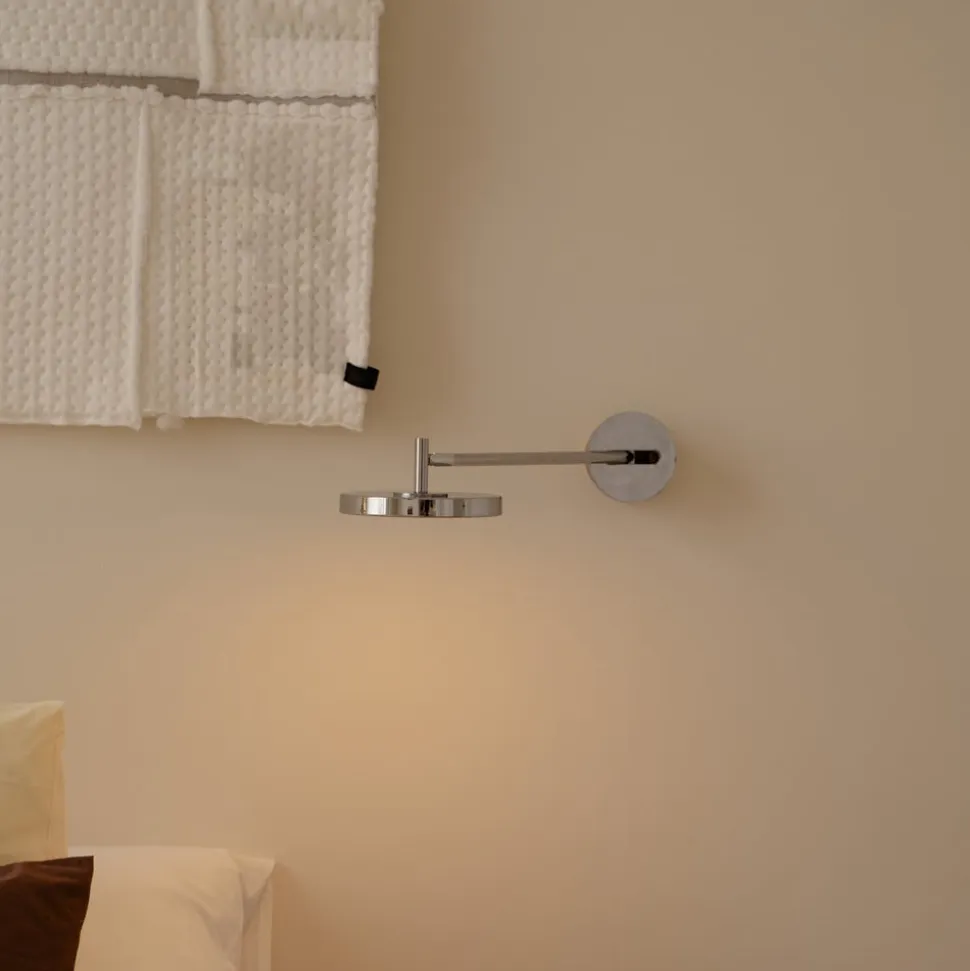UMAGE LED-væglampe Asteria LONG HW, poleret stål, 45 cm