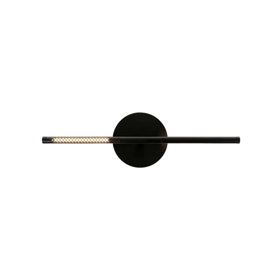 UMAGE LED-væglampe Omni, sort, bredde 54 cm, 2 lyskilder
