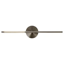 UMAGE LED-væglampe Omni, stålfarvet, længde 74 cm