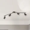 Vano LED-loftspot, sort, 4 lyskilder