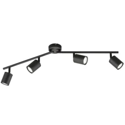 Vano LED-loftspot, sort, 4 lyskilder