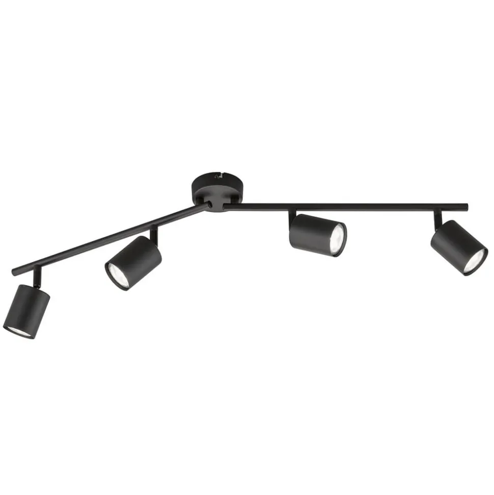 Vano LED-loftspot, sort, 4 lyskilder