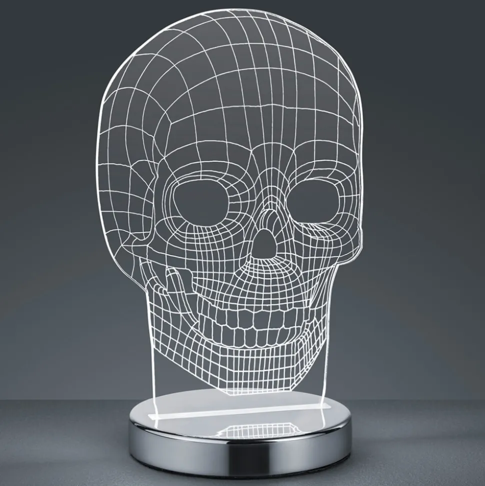 Variabel lysfarve - LED-bordlampe Skull