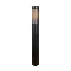 Vejlampe Pistoia, sort, højde 95 cm, metal, IP54
