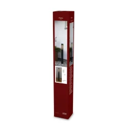 Vejlampe Pistoia, sort, højde 95 cm, metal, IP54