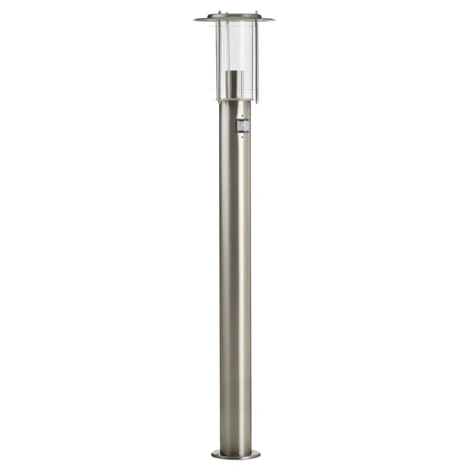 Vejlampe York, stål, bevægelsessensor, IP44