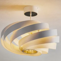 Vento loftlampe, hvid, metal, Ø 50 cm
