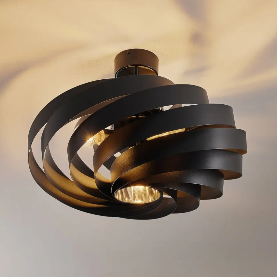 Vento loftlampe, sort, Ø 60 cm, metal, E27