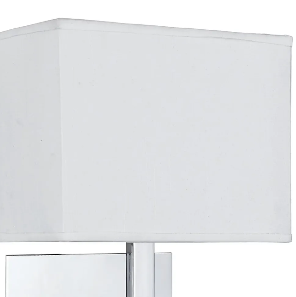 Væglampe 6519 med LED-læselampe, krom
