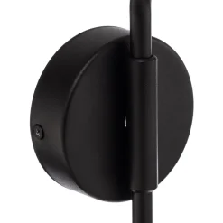 Væglampe Avalone udhæng 34 cm sort/messing