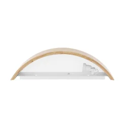 Væglampe Cleo D1DR410, egetræ, 41 cm lang, E27