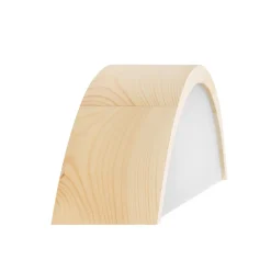 Væglampe Cleo D1DR410, fyrretræ, 41 cm lang, E27