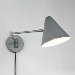 Væglampe Cosima, antracit, udhæng 54 cm, metal