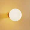Væglampe Dione, vægbeslag guld