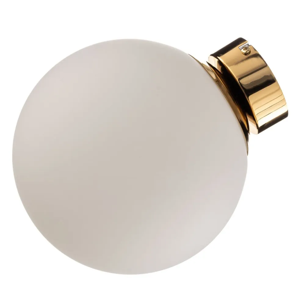 Væglampe Dione, vægbeslag guld