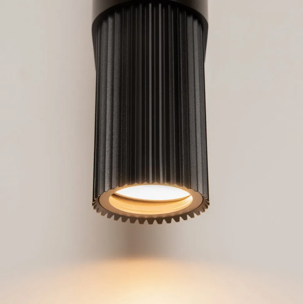 Væglampe DYNAMICS, sort, højde 23 cm, metal, op/ned