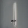 Væglampe EASY RIGHT, sort Bredde 80 cm Metal GU10 + LED
