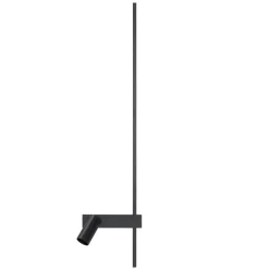 Væglampe EASY RIGHT, sort Bredde 80 cm Metal GU10 + LED