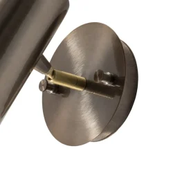 Væglampe Kem, messing, metal, højde 23 cm, E27