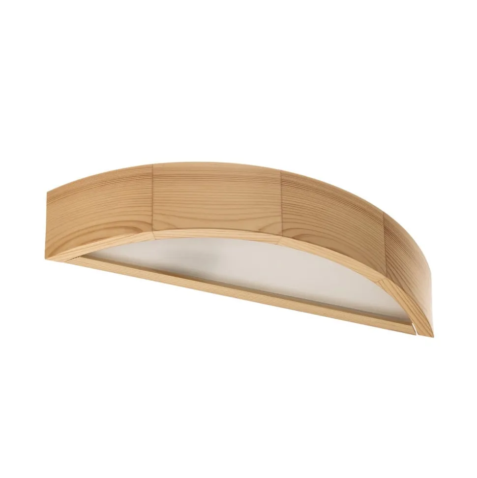 Væglampe Kerio, bredde 40,5 cm, fyr natur
