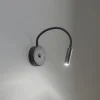 Væglampe Lagos USB, 27 cm, sort, læselampe, G9