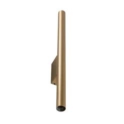 Væglampe Laser, guldfarvet, metal, 40 cm høj, G9