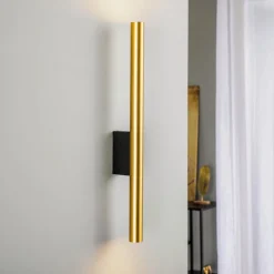 Væglampe Laser, messing