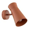 Væglampe Lotta, terracotta, spotlight, stål, justerbar